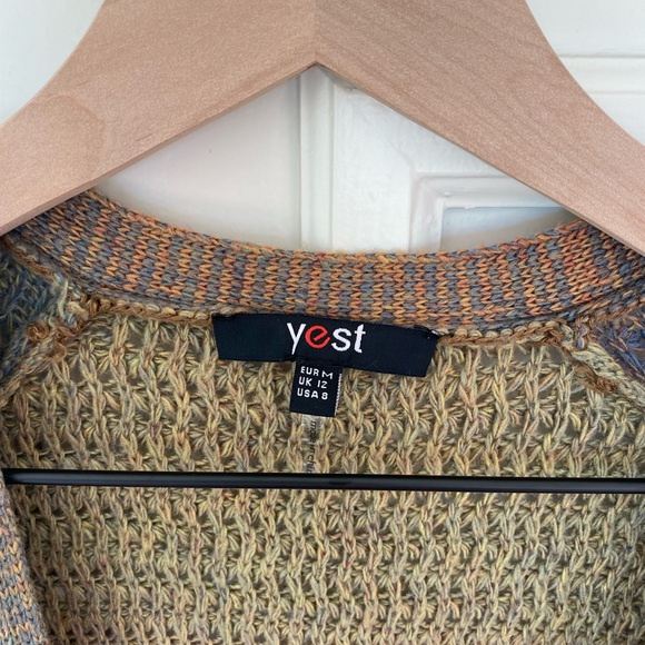 Yest Knit Duster Cardigan in Multicolor, Size 8 - Picture 3 of 9